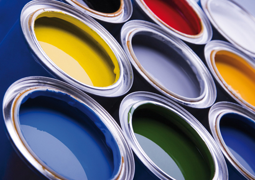 Colorful paints